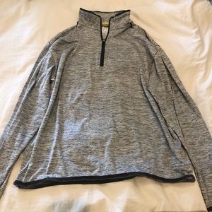 Silver Straight Down Quarterzip